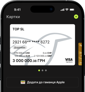 Convenient control over cards and accounts